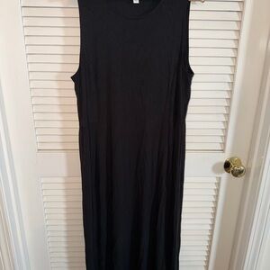 J. Jill Classic Black Maxi Dress